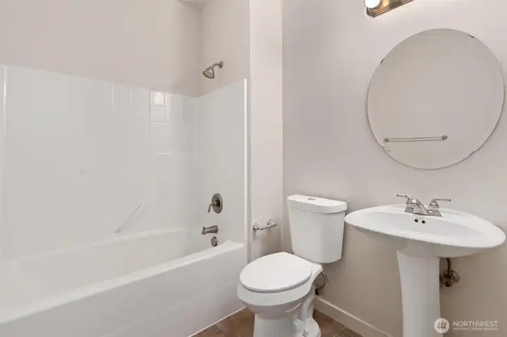 Downstairs bathroom off  bedroom