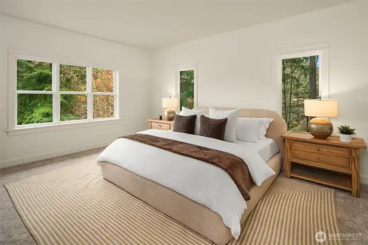 Primary main floor bedroom