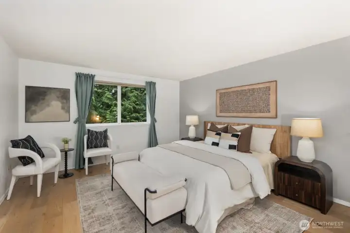 Large primary bedroom