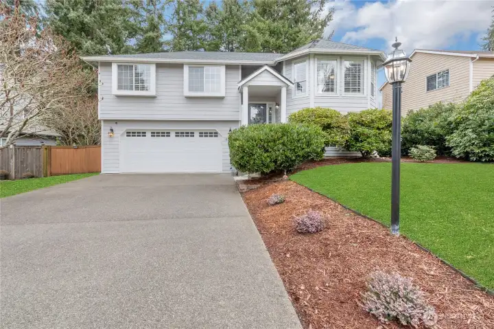 Another View of Front of Home. Grass Has Been Photoshopped.