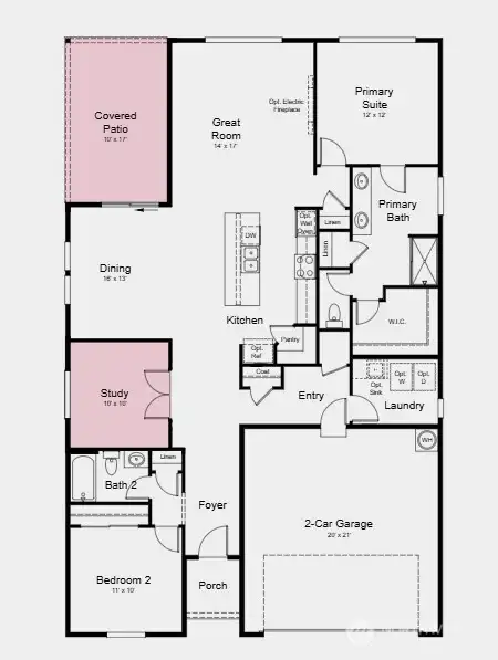 Additional Highlights Include: study, white cabinets, and extended covered patio. Additional Highlights Include: study, white cabinets, and extended covered patio.