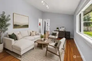 Virtual staged to show bonus room options and size
