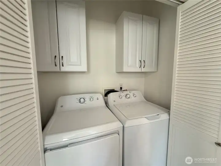 Laundry with new cabinets! Laundry with new cabinets!