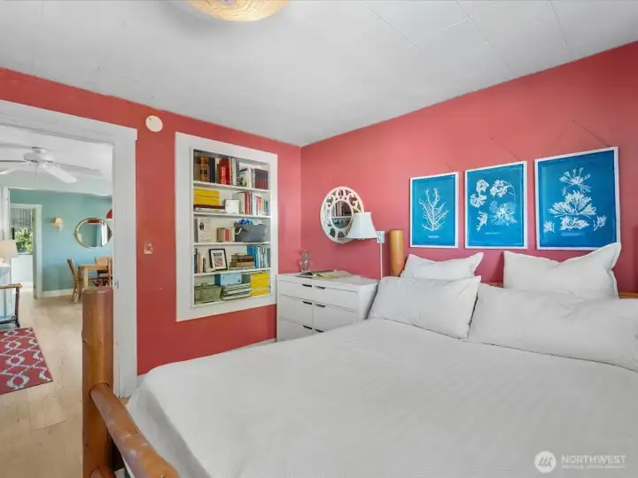 front bedroom 1, west side