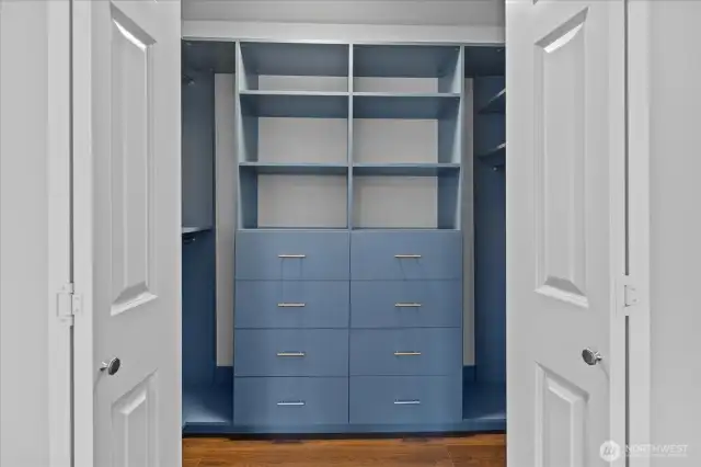 Primary closet