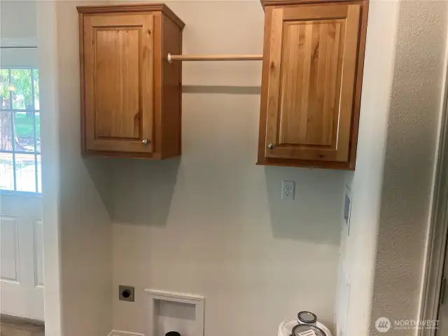 Utility area.