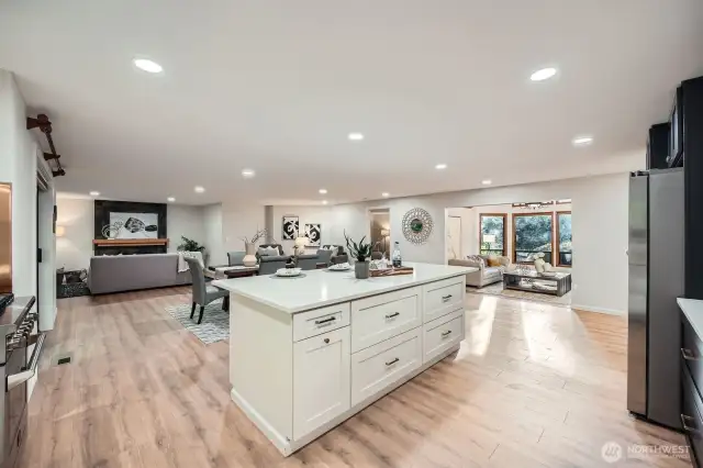 Another look at the flow of the great room