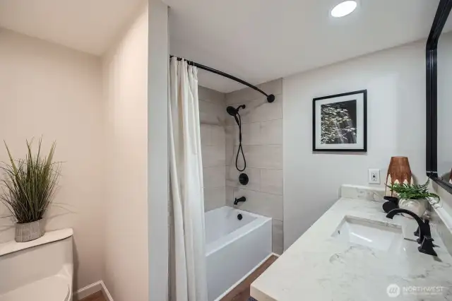 Main hall bath is updated