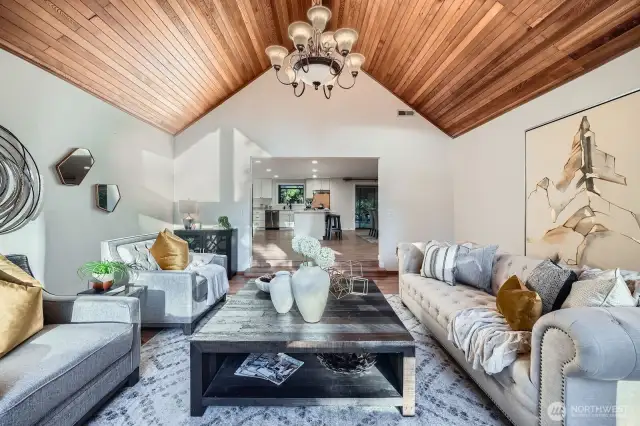 WOW!   This living room is off the charts stunning