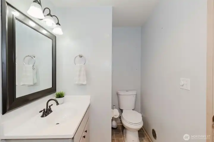 1/2 Bath - Downstairs
