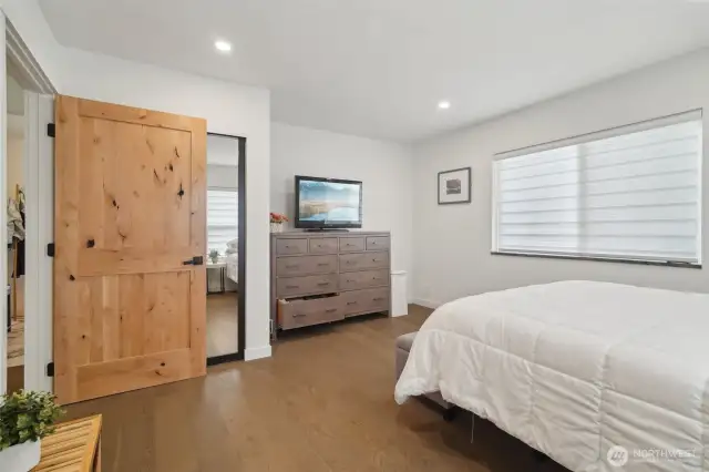 Main floor primary bedroom