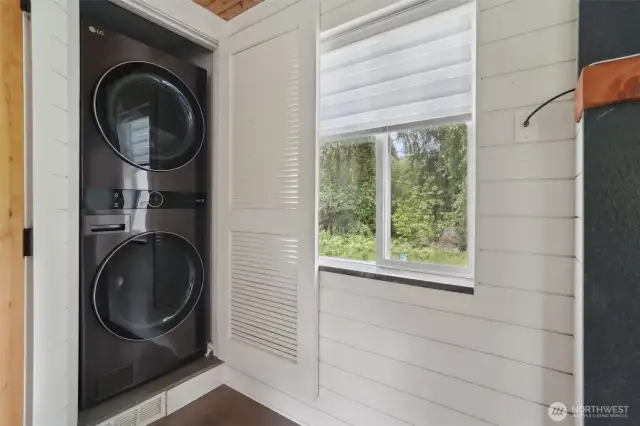 Main floor washer/dryer. One of two sets in the home.