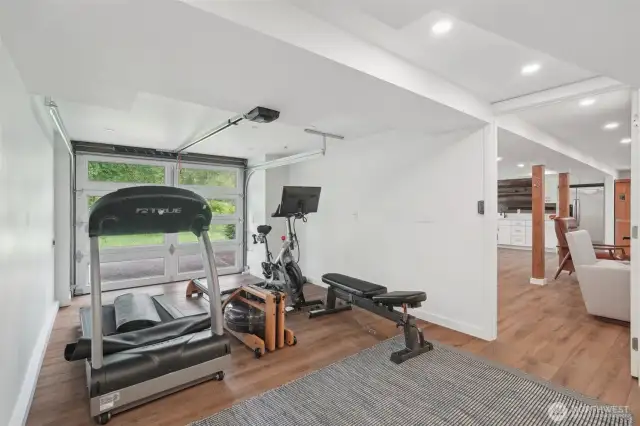 Multi purpose room in lower level