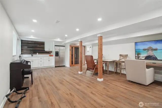 Lower level family room