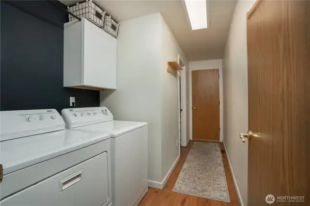 Utility room on main floor.