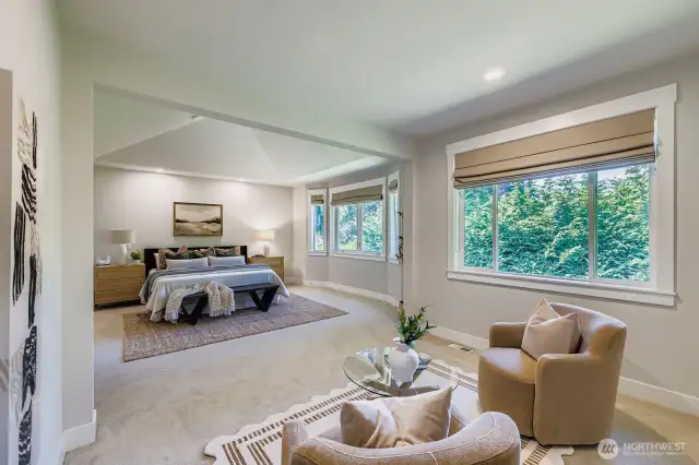 Primary Bedroom Retreat With Sitting Area