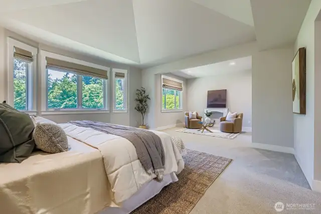 Primary Bedroom Retreat With Sitting Area