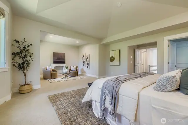 Primary Bedroom Retreat With Sitting Area