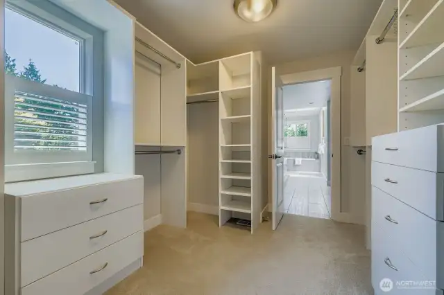 Primary Massive Walk-Thru Closet