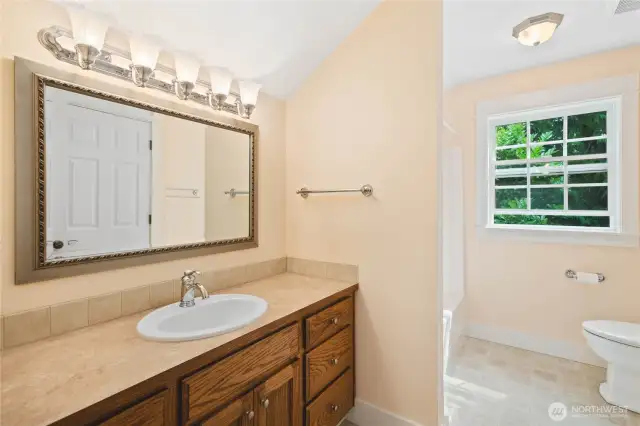 Full bathroom upstairs
