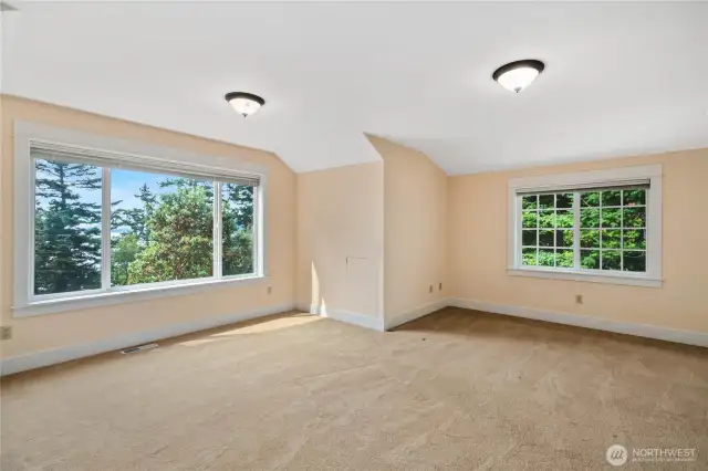 Upstairs bonus room.