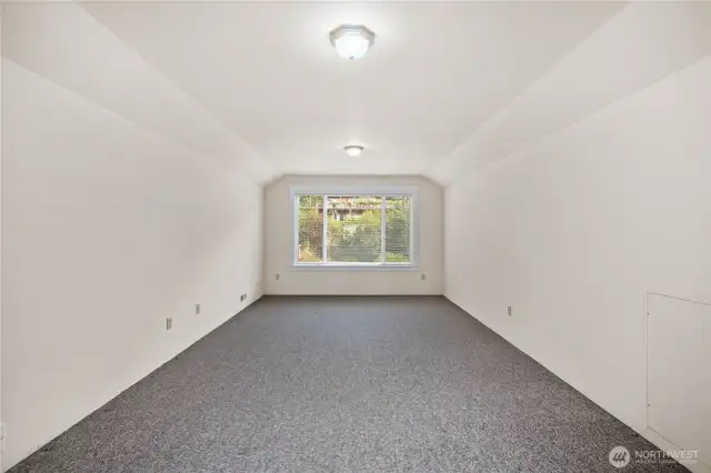 Upstairs storage area or hobbies?