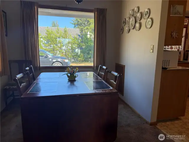Dining room with a view!