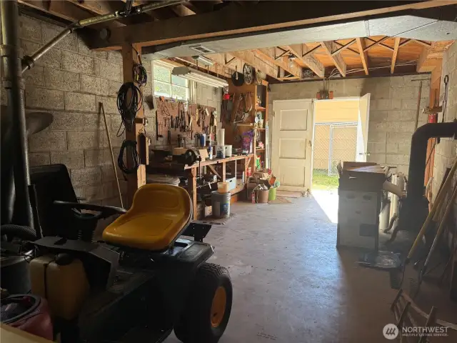 Lots of storage downstairs
