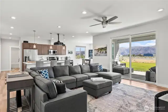 Great welcoming & entertaining space ...  from inside ... to outside!