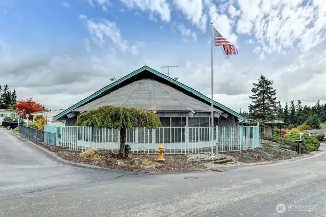 Clubhouse for all residents to enjoy. You can reserve it for gatherings, club meetings. craft shows etc.