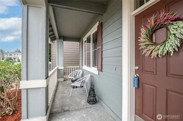 Step Onto Your Covered Porch And Relax