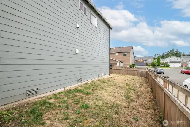 Fully Fenced Backyard