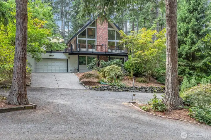 Tucked in the woods with maximum privacy this Pacific Northwest Retreat is waiting for its new occupant.