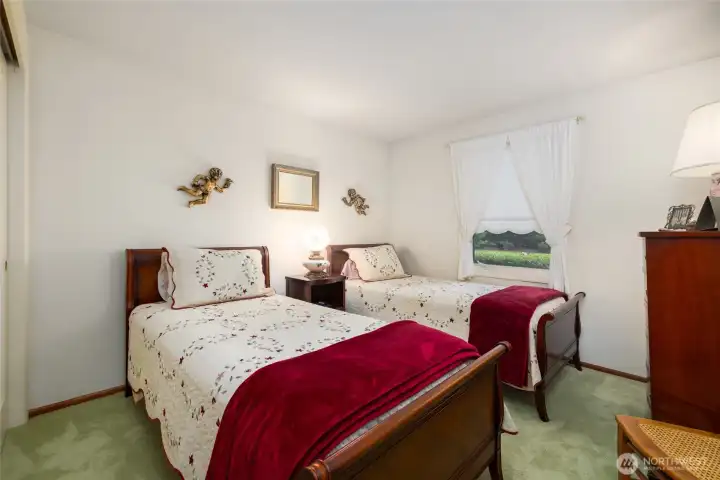One of two guest bedrooms.