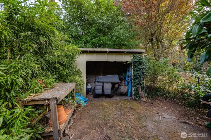 Yard shed.
