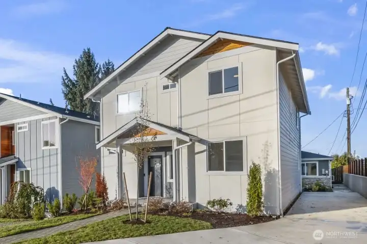 New construction home with DADU