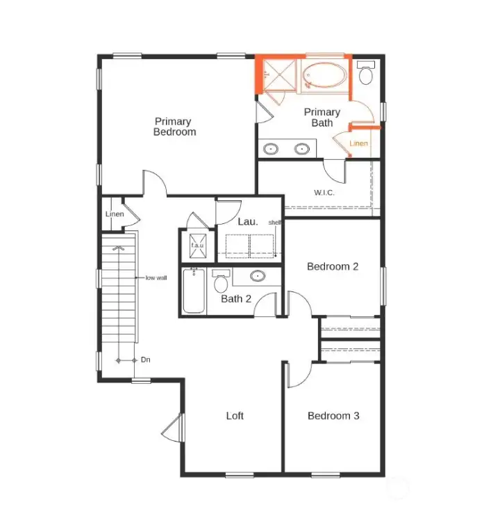 Photo for reference on layout, Not of actual home