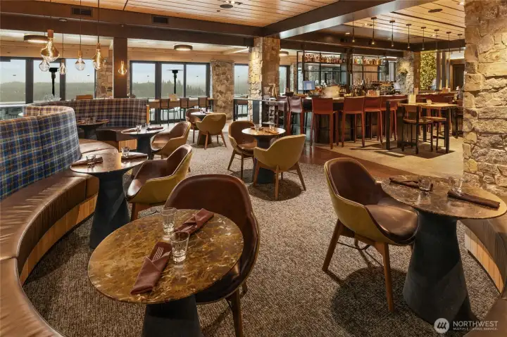 Step in for lunch or dinner with a view.