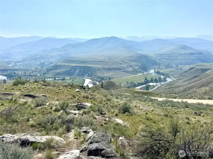 River and mountain views