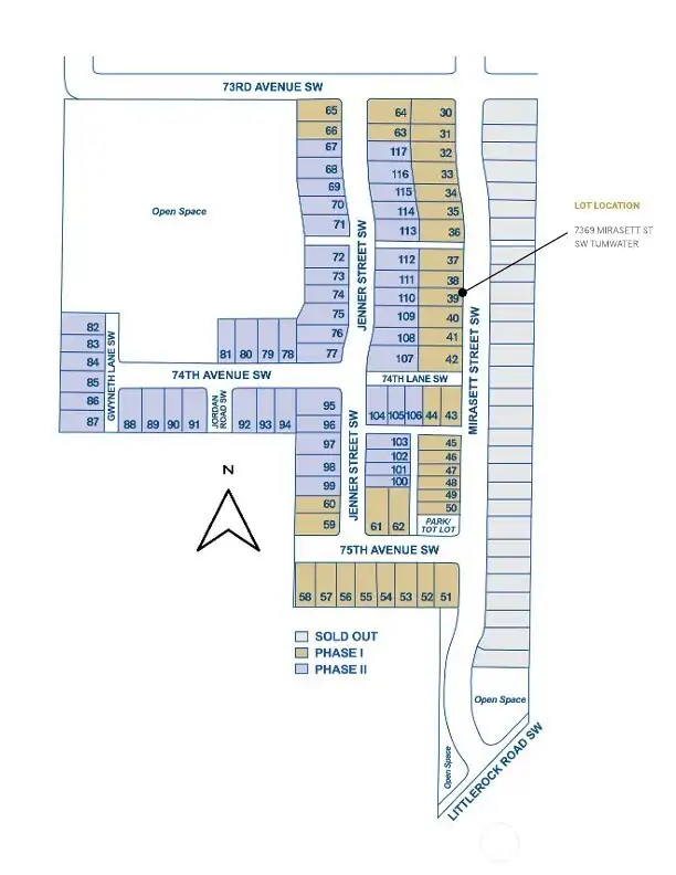 Skyview Estates location of lot 39