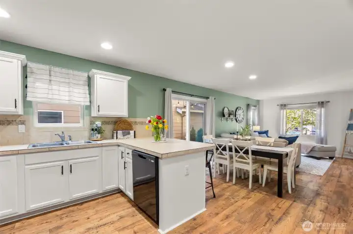 New flooring throughout entire home