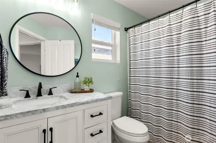 Guest bathroom upstairs
