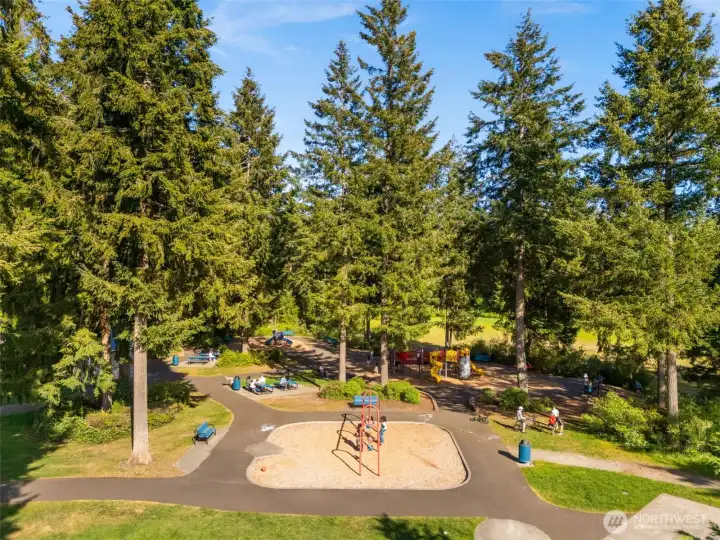 Two parks just steps away from your home