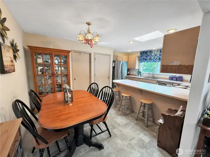 Large pantry and access to laundry room off kitchen.