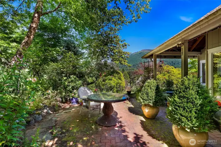 Patio off kitchen