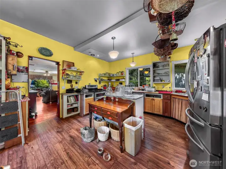 Kitchen is huge!