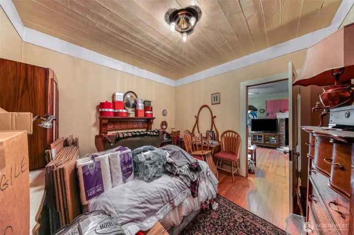 Bedrooms have fir floors