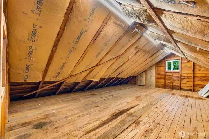 Insulated Loft Above Garage
