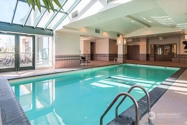 Immerse yourself in the luxury of a full lap indoor pool