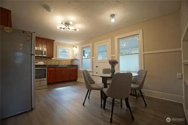 Top - Large kitchen with dining area